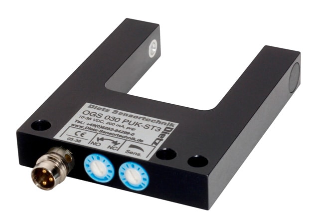 Produktbild zum Artikel OGS 030 PUK-ST3 aus der Kategorie Gabellichtschranken > Rot- und Infrarotlicht von Dietz Sensortechnik.